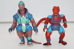 SUPER RARE – BRAZIL DINOSAUCERS – SET OF ALL (5) – GLASSLITE – DINOSAUR FIGURES