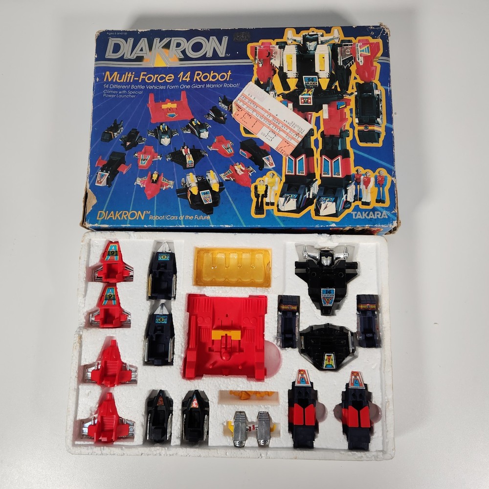 1983 Takara Diakron Multi-Force 14 / Diaclone Gats Blocker Transformers