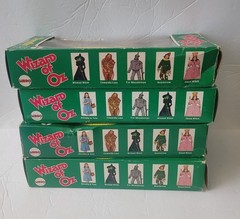 MEGO Wizard of Oz DOROTHY, SCARECROW, TIN MAN, LION 8″ Figure DOLLS LOT of 4 BOX