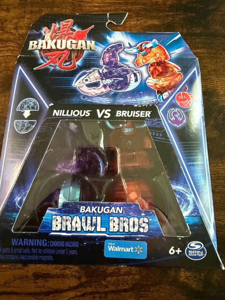 Bakugan Generation 3 Brawl Bros Nillious Vs Bruiser Walmart Exclusive 2023 NEW