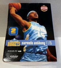 2004 McFarlane Toys NBA 2 Pack Carmelo Anthony & LeBron James Deluxe Boxed Set