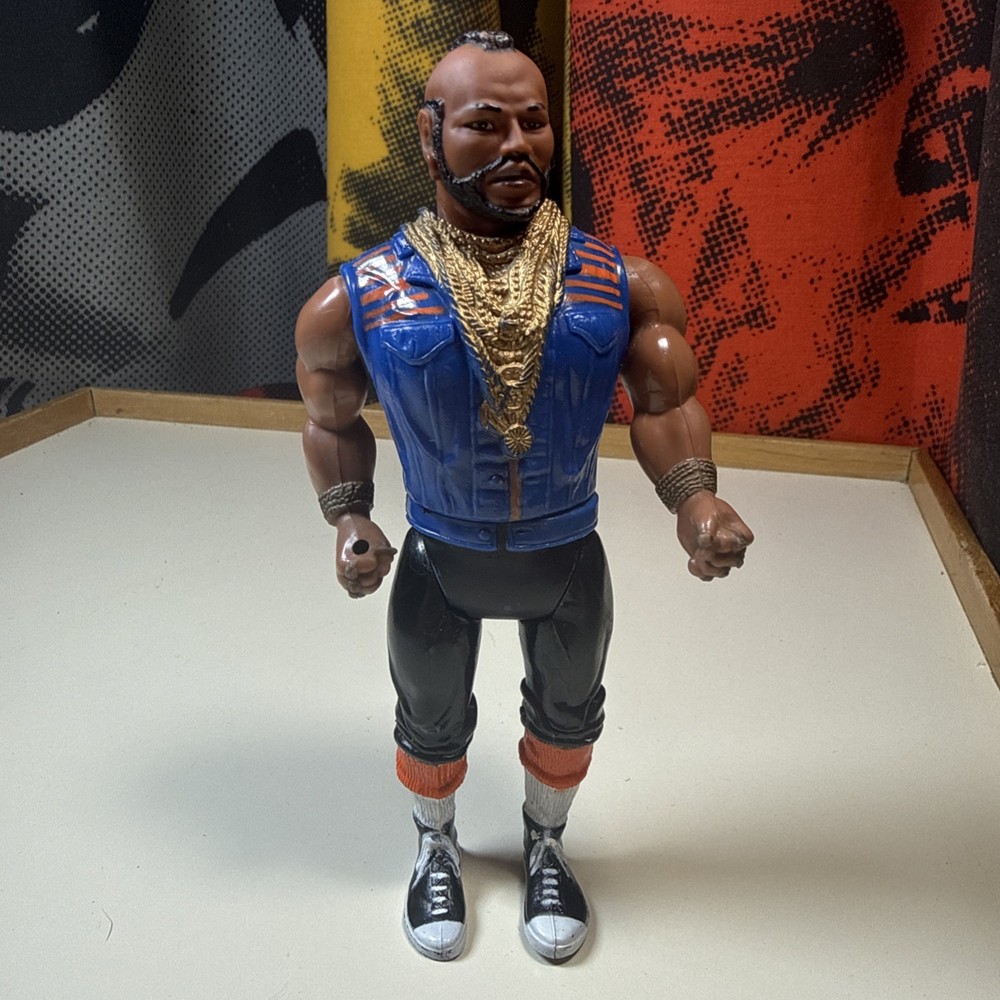 VINTAGE 1983 GALOOB 6″ CANNELL TOYS A-TEAM B.A. BARACUS MR T ACTION FIGURE