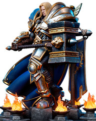 3D Printed Fan Art Arthas Paladin by Wicked3d