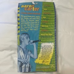 Play Along Aaron Carter Action Figure w/ Clothes & Stand 2001 Plastic/Fabric