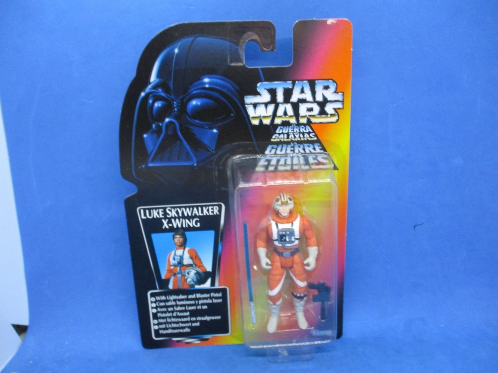 Star Wars tri logo Luke Skywalker X Wing Pilot Moc Kenner Tonka 1996