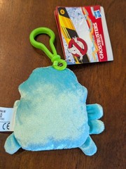 NEW Ghostbusters Paranormal Plushies Muncher 4″ Plush Blue Clip On Toy Keychain