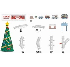 Thomas & Friends Motorized Christmas Train Set with Track, Battery-Powered…