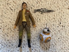 Star Wars Black Series Poe Dameron and Bb 8 – Poe Custom Painted – Ships Fast