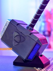 Legends Avengers Thor Mjolnir 1:1 Hammer Full Metal LED Sounds Prop 19in Gift