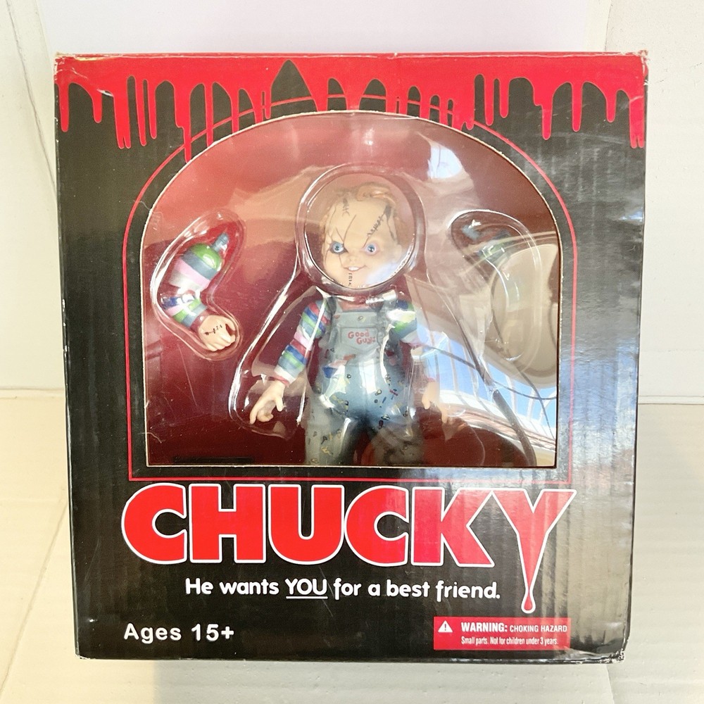 Child’s Play Chucky Interchangeable Arms W/ Weapons Action Figure New