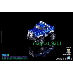 DR.WU Little Monster Action Figure TOY 8CM MC03T Wheelie Trucks Robots PVC/ABS