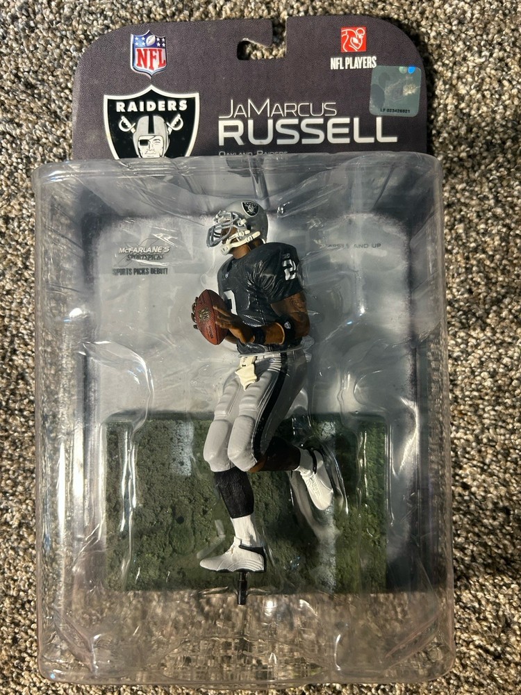 NFL McFarlane JaMarcus Russell Oakland Raiders Figure Series 17 RC 2008 New