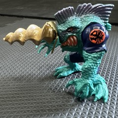 Vintage Street Sharks Slash Action Figure Complete 1994 Mattel Drill Nose Works