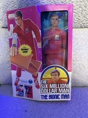 Six Million Dollar Man With Bionic Grip And Bionic Eye