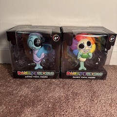 CultureFly Dandys World Dandy & Astro Vinyl Statue Set of 2 Figures NEW MIB