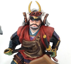 Japanese Samurai Figure Set 4pc Sengoku Warlords Nobunaga Shingen Kenshin Toy