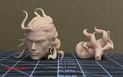 1:6 1:12 1:18 Samurai swordsman Miyamoto Musashi Head Sculpt Fit Male Figure