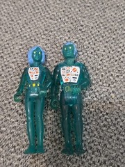 Fisher Price Adventure People X-Ray Man & Woman Lot of 2 Vintage Figures