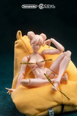 Romankey X COWL 1/12 Female Figure Flexible Girl Joint Body 6”Soldier Figure