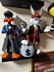 Daffy Duck Figure 3D Printed Figure DIY Kit Built Painted Collector Statue