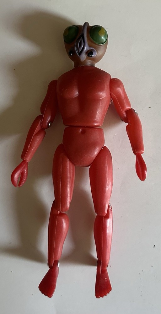 VINTAGE TOMLAND STAR RAIDERS FAMOUS MONSTERS OOV THE FLY HEAD YOG RED BODY