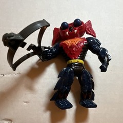 Lot of 2 Mattel He-man Toy Action Figured with Weapon Accessories 1980s