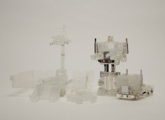 TRANSFORM G1 Reissue Clear Optimus prime Brand New Free Shipping