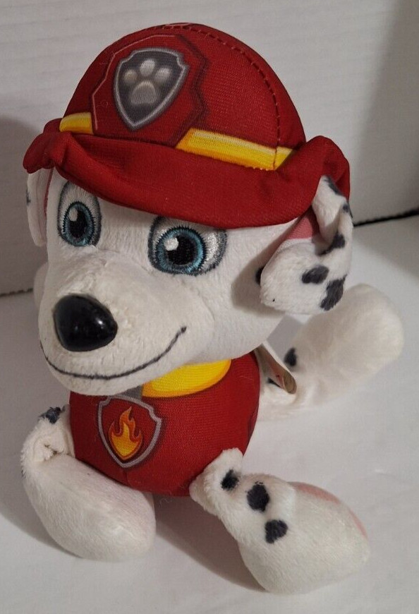 Paw Patrol Marshall Plush Spin Master 9″ Dalmation Dog Stuffed Fireman
