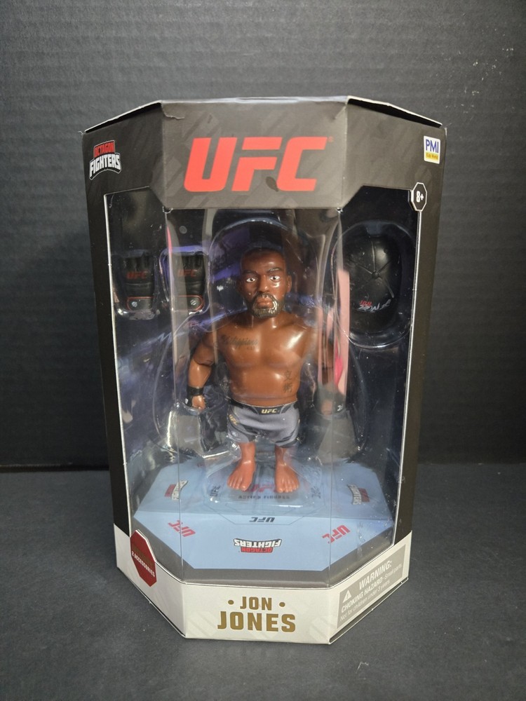 UFC Octagon Fighters Jon Jones 4.5″ Action Figure – W/Gloves And Baseball Cap!!