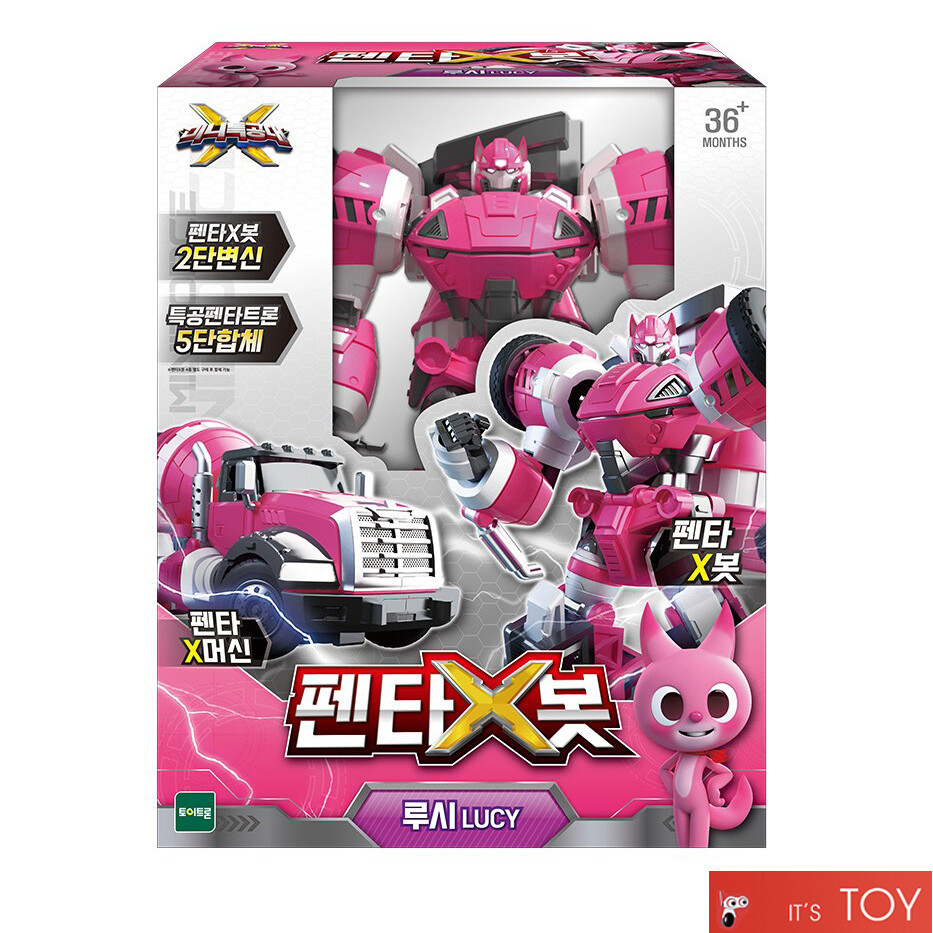 MINIFORCE PENTA X BOT LUCY Ver T. Lucybot Pink Transforming Robot Truck Car 2021
