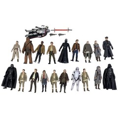 Star Wars Force Awakens Force Link Figure Lot Solo Rey Poe Phasma Kylo Ren Luke