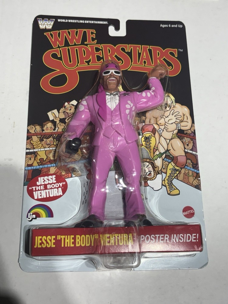 Chase 2026 Mattel WWE Superstars LJN Jesse Body Ventura BLACK CARD Series 2