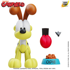 Garfield Wave 1 Odie Action Figure – 17 Points of Articulation with Accessories