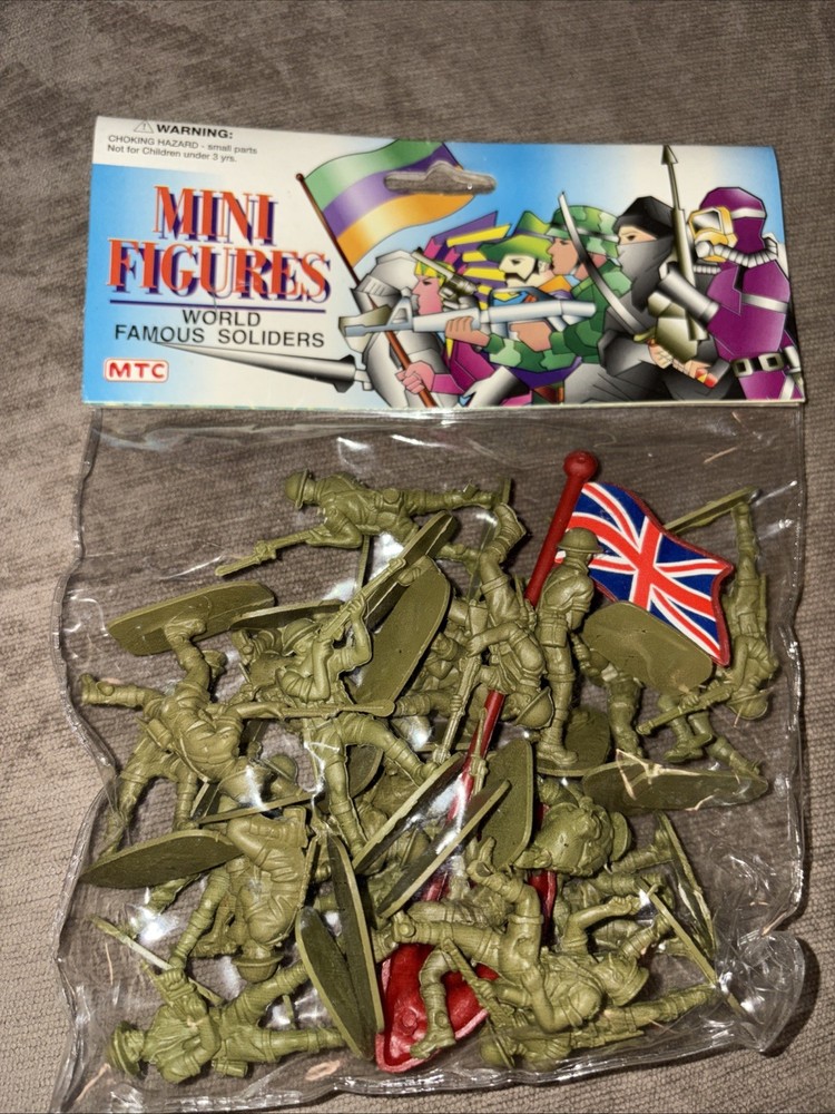 MTC Mini Figures World Famous Soldiers TY-9908 United Kingdom Toy Plastic NEW
