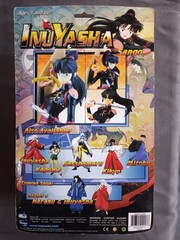 Toynami InuYasha Lot of 5 Action Figures – Kikyo, Miroku, Kagome, Naraku, Sango