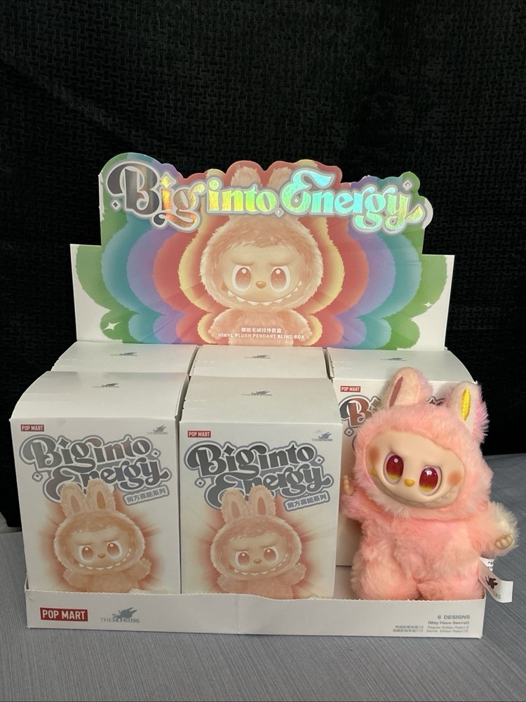 Labubu V3 the Monsters Big Into Energy Series Authentic Random One Box