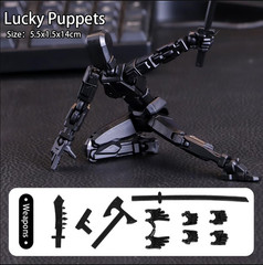 Assembled – Upgrade 3D Print Multi-Articulated Action Figure, T13 Action Figure,