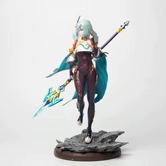Anime ‌‌Character Shenhe Staff Ver PVC GK Figure 30cm Statue Model Collectible