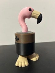 Italian Brainrot – Flamenquini Batterini Figurine Toy Articulated Kids & Adults