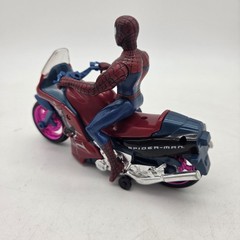 Spider-Man ’95, 02, 06 Lot Of 8 Hasbro Action Figures Plus Motorcycle VTG Spidey