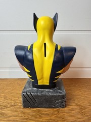 Vintage 2013 Marvel Studios Ceramic Wolverine Piggy Bank 9.5” Tall