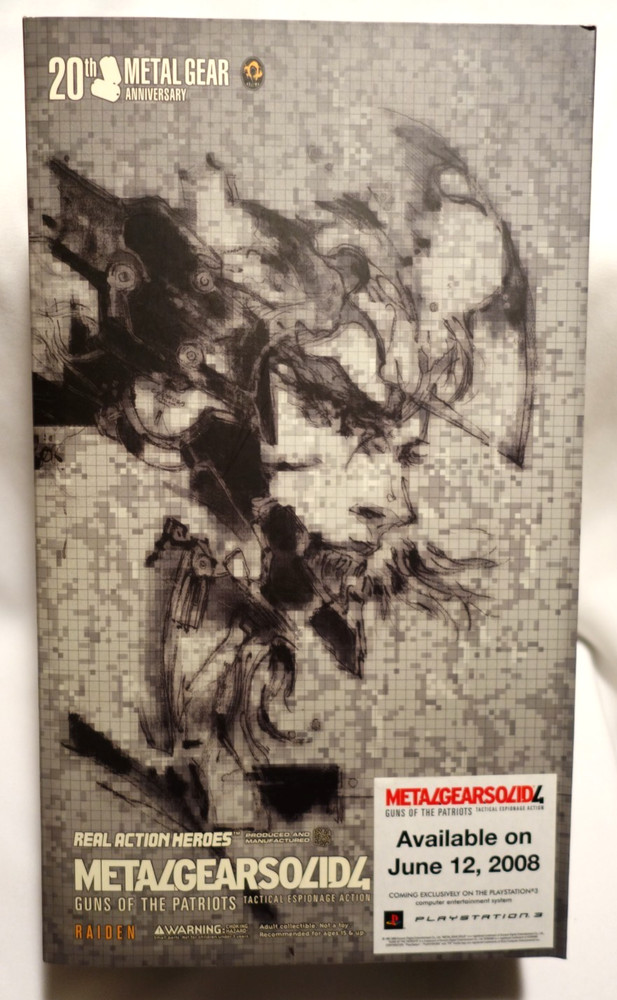 Raiden Metal Gear Solid 4 Medicom Toy 1/6 RAH Real Action Heroes NEW – US Seller