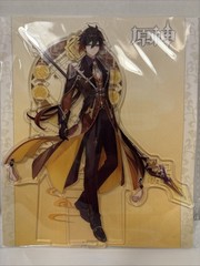 MiHoYo Genshin Impact Liyue Theme Series Character Zhongli Acrylic Figure, 14 cm