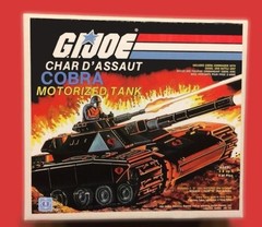 GI Joe Two Cobra Combat MSV and one Char Empty Replacement boxes G2U