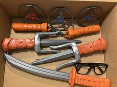 TMNT Ninja Turtles Mutant Mayhem Costume Gear 12 pc Plus Extras See Pictures