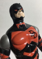 Daredevil Black Red Silver Action Figure ToyBiz Marvel VTG 1990