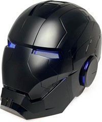 Iron Man MK5 Black 1/1 Helmet Wearable Voice-control Open&Close Cosplay boxed