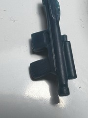 VINTAGE KENNER STAR WARS 1980 V4 IMPERIAL IG-88 BLASTER GUN COMPLETE TRANSLUCENT
