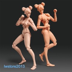 US Romankey 1:12 Super Flexible 6 inch Female Action Figure Head 6″ Body Toys