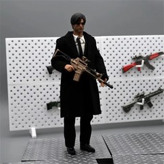 1/12 Scale Alloy M4 Ak47 Gun Munitions Model Scene for 6″ Action Figure Body